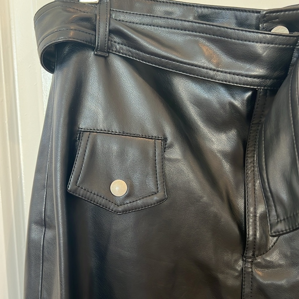 nwt BLANK NYC Faux Leather Maxi Skirt - Picture 8 of 10